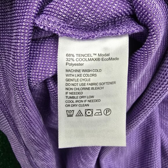 Tommy Bahama Island‎ Zone Polo Shirt Mens 3XLB Purple Golf Preppy Summer Beach - Picture 6 of 7